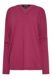 Long Tall Sally Pink Long Sleeve 100% Cotton T-Shirts 3 Pack - Image 6 of 8