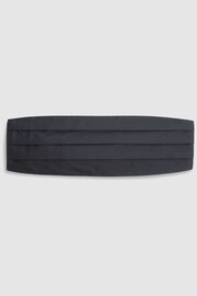 Reiss Navy Cameron Silk Cummerbund - Image 1 of 4