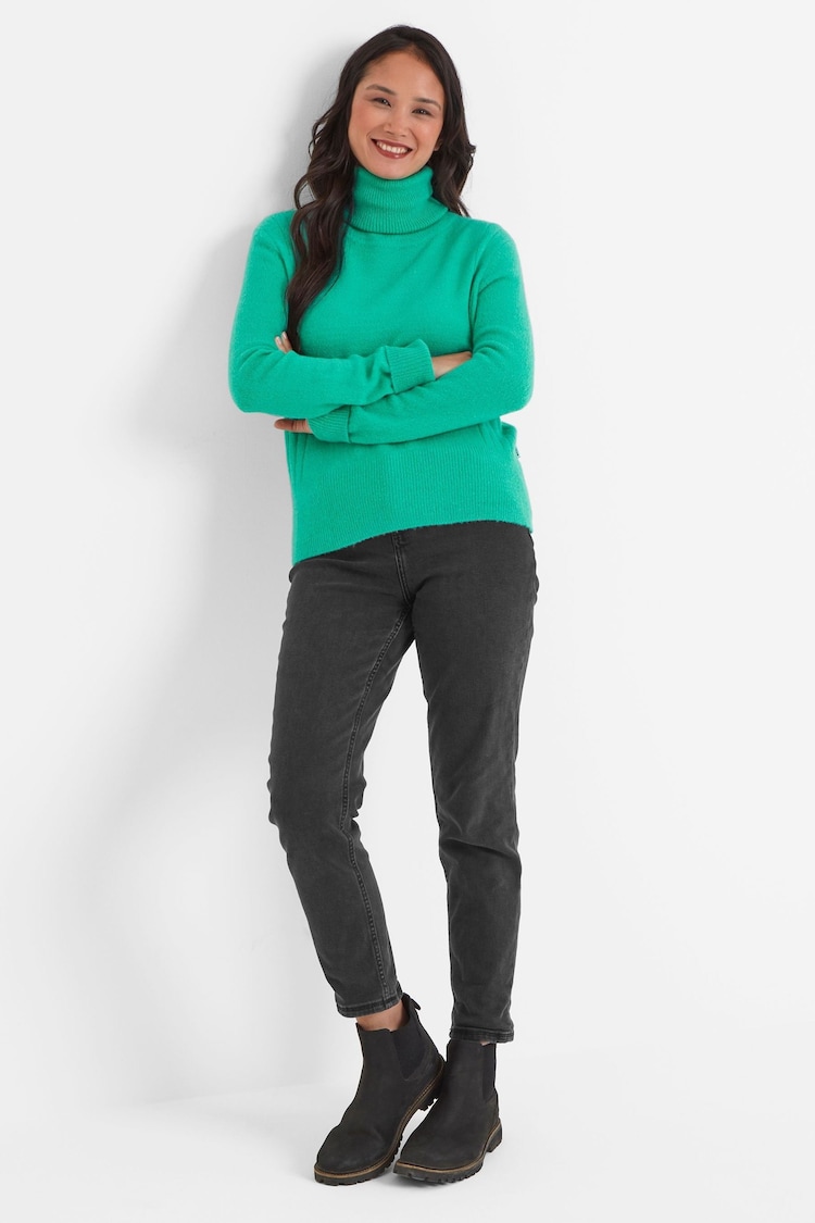 Tog 24 Green Womens Jesmin Knitted Jade Jumper - Image 1 of 5