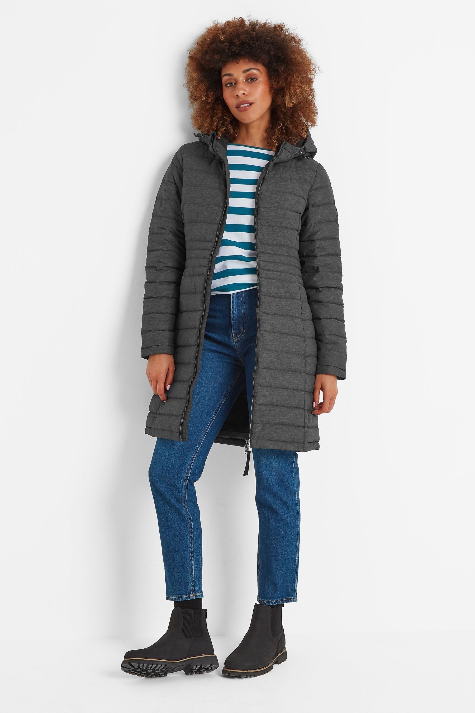 Womens warm long down coat clearance