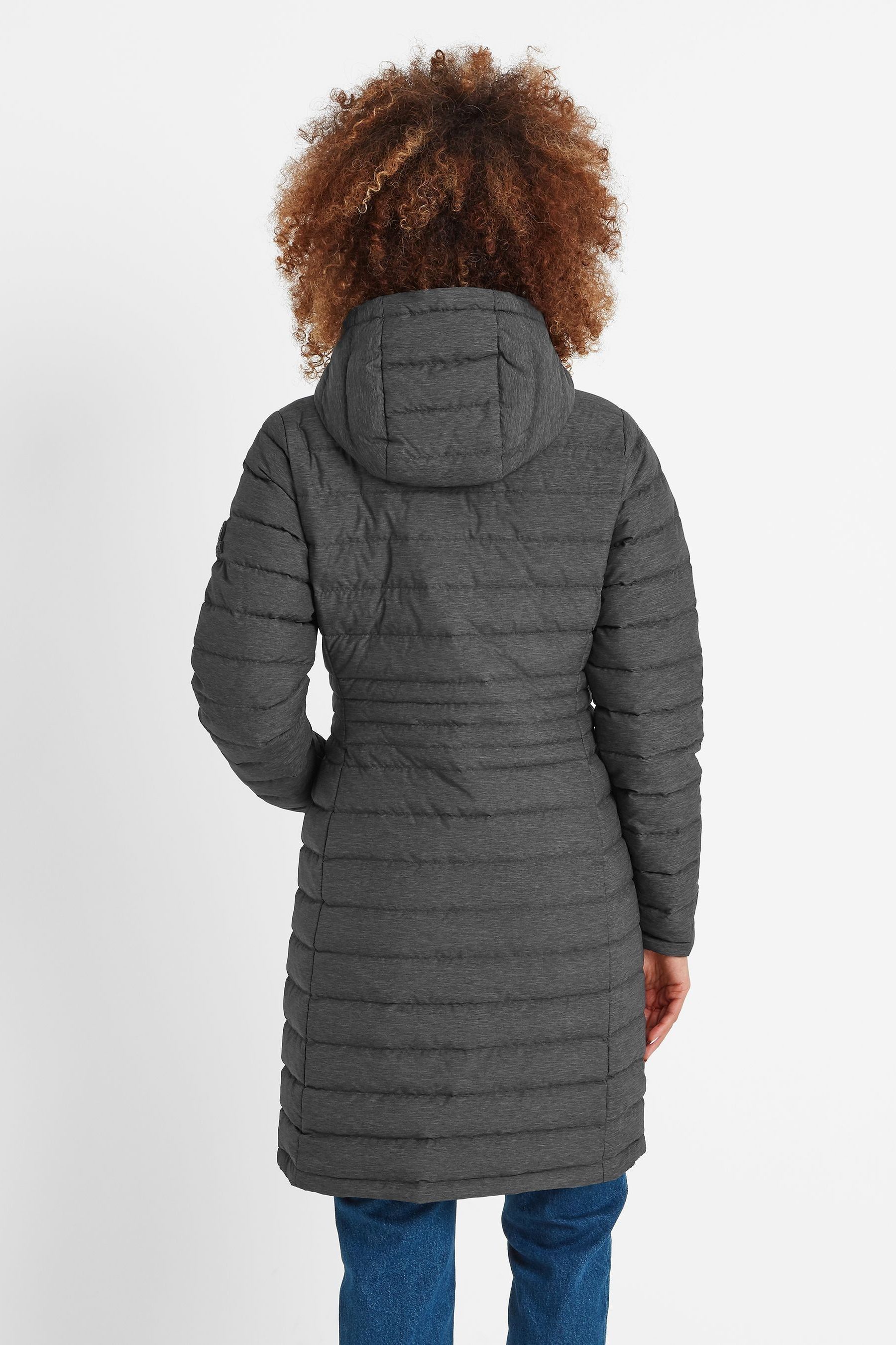 Tog 24 Grey Nanton Womens Long Down Jacket