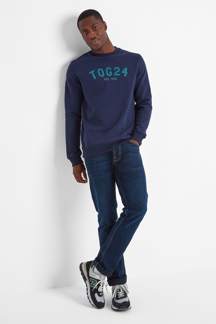 Tog 24 Blue Mens Hawnby Marine Sweatshirt - Image 2 of 6