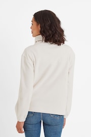 Tog 24 Cream Womens Mauly Funnel Neck Fleece - Image 3 of 5