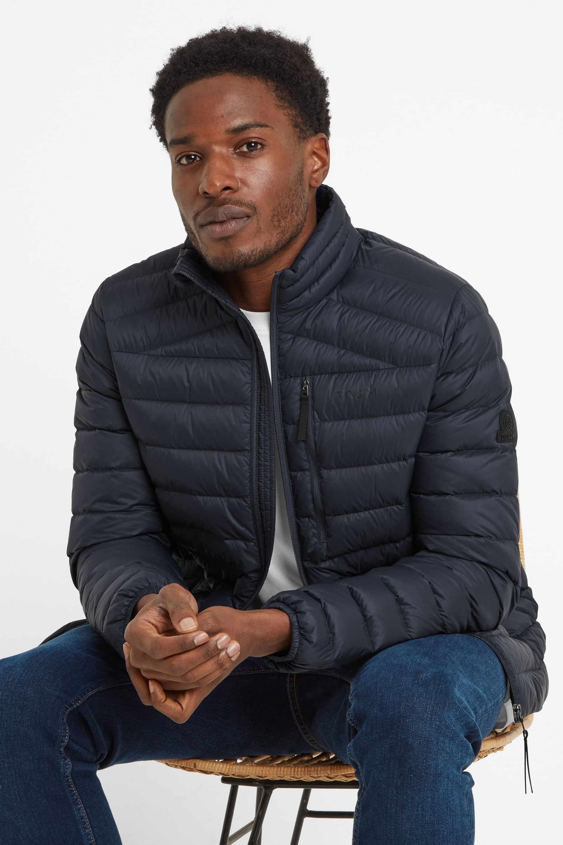 Buy Tog 24 Blue Mens North RDS Water Repellent Jacket from Next Ireland