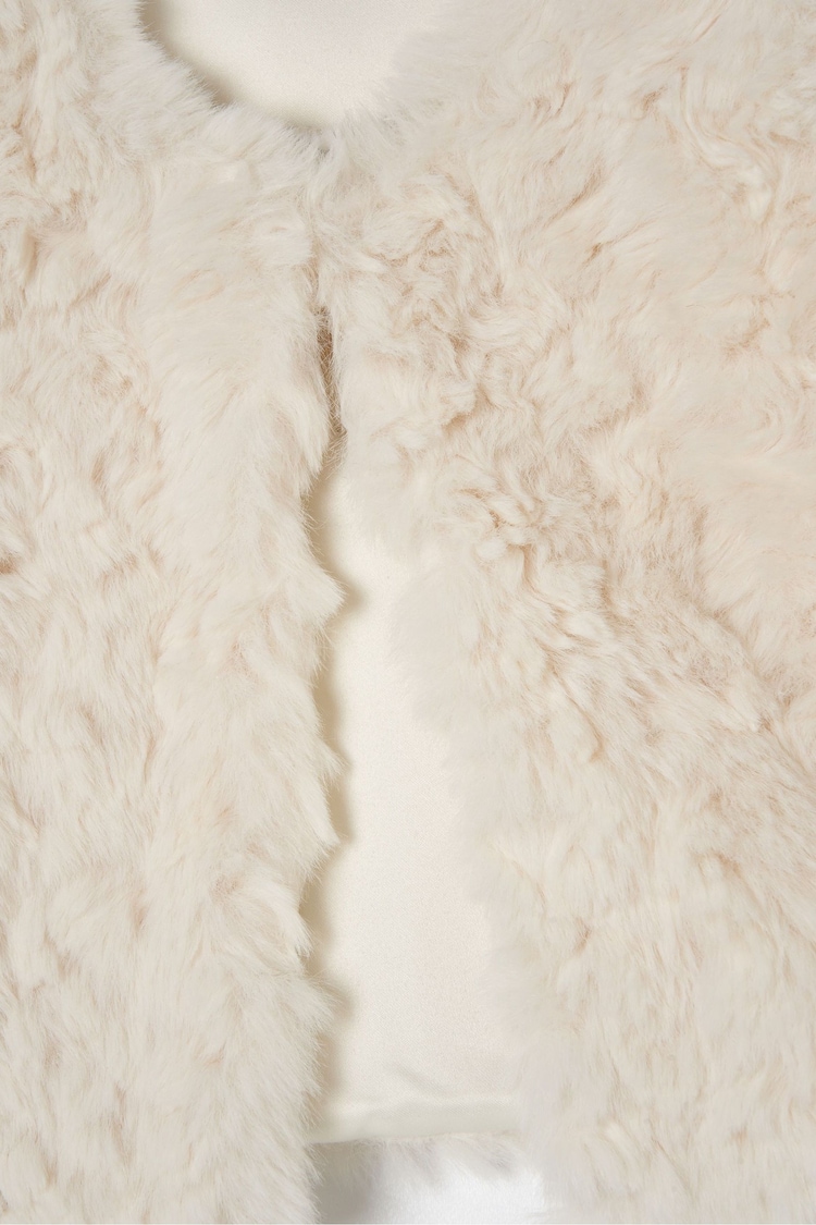 Angel & Rocket Cream Cici Faux Fur Gilet - Image 7 of 7