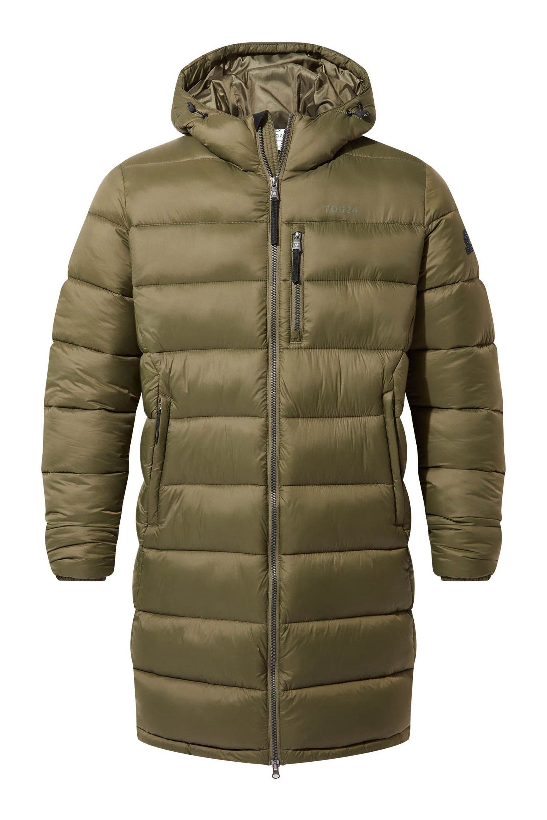 Tog 24 Green Mens Barnby Long Padded Jacket
