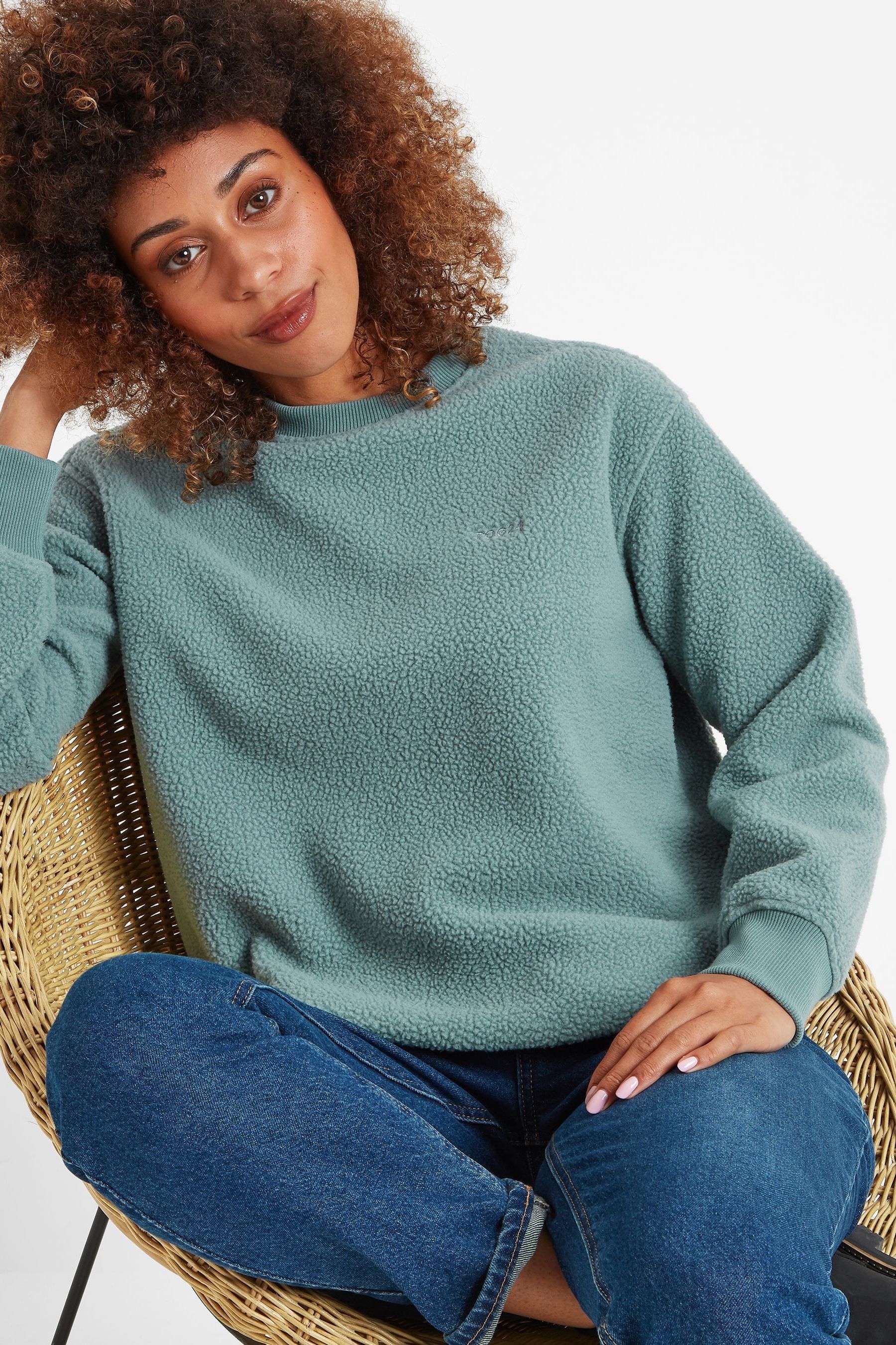 Buy Tog 24 Green Clayborne Womens Sherpa Jumper from the Next UK online shop