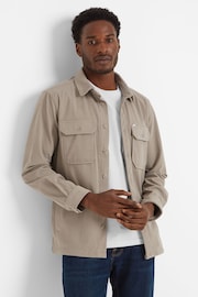 Tog 24 Cream Mens Dante Shacket - Image 4 of 8