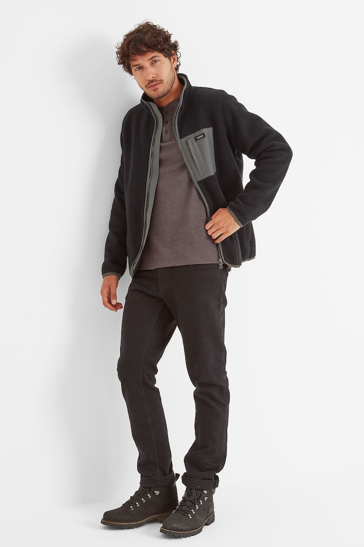 Tog 24 Black Mens Cameron Sherpa Fleece - Image 2 of 8