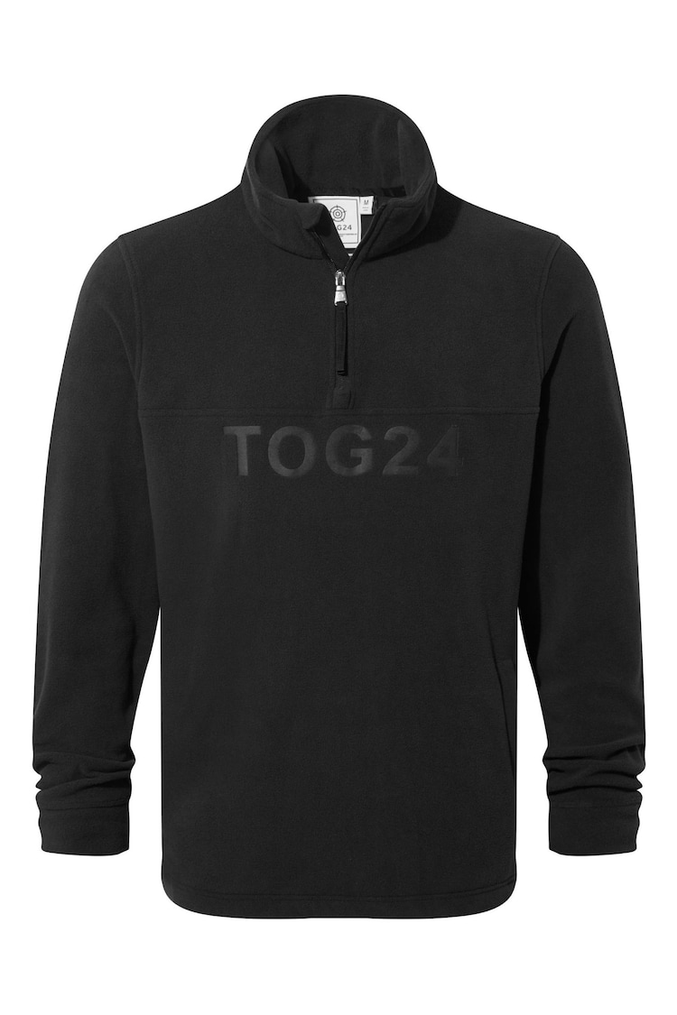 Tog 24 Black Mens Brandon Zip Neck Fleece - Image 6 of 6