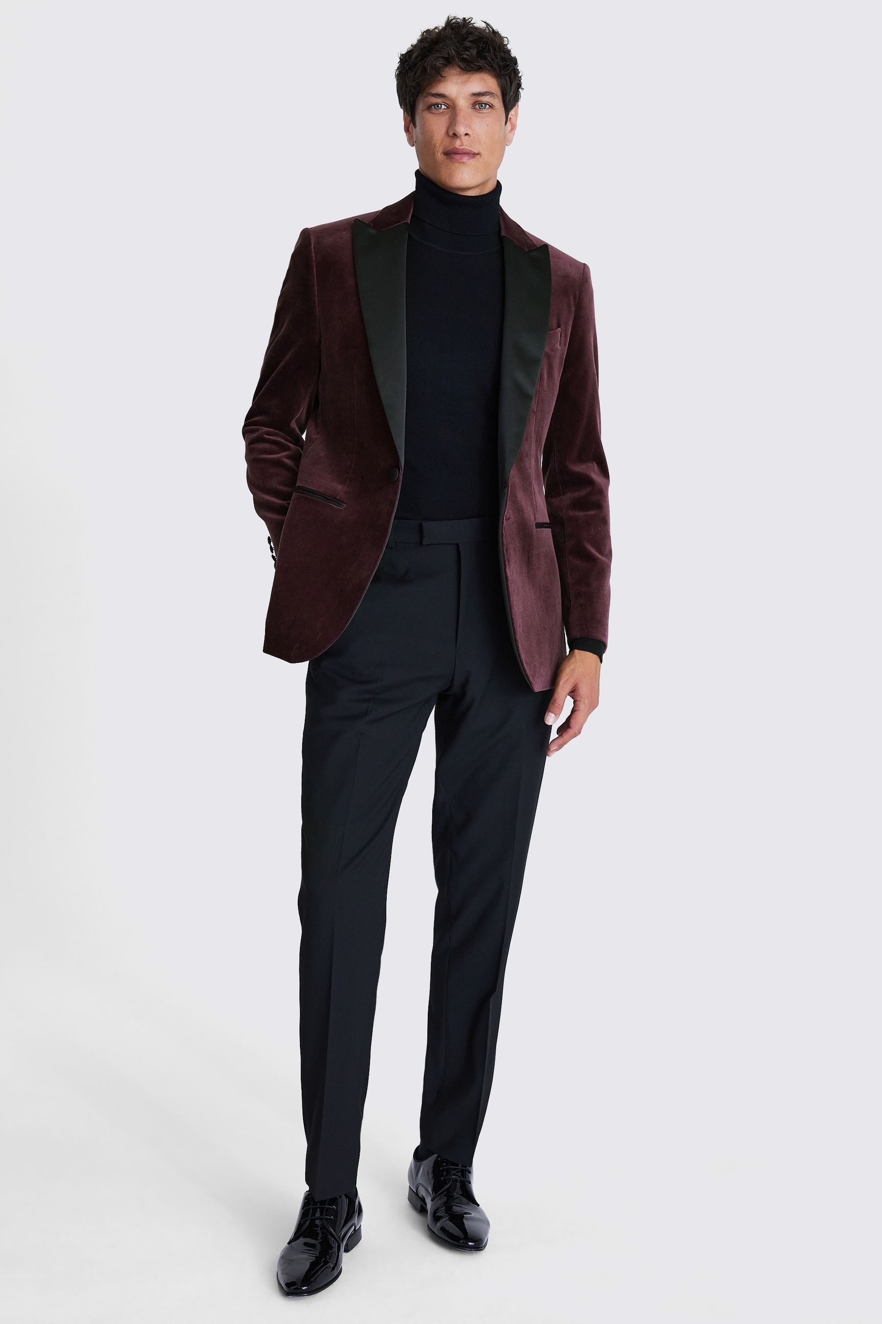 Plum velvet jacket cheap