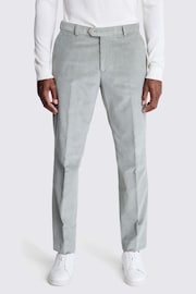 MOSS Grey Tailored Fit Sage Corduroy Trousers - Image 1 of 3