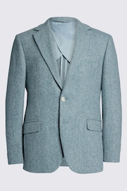 MOSS Blue Tailored Fit Donegal Jacket - Image 6 of 7