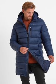 Tog 24 Blue Mens Barnby Long Padded Jacket - Image 5 of 6