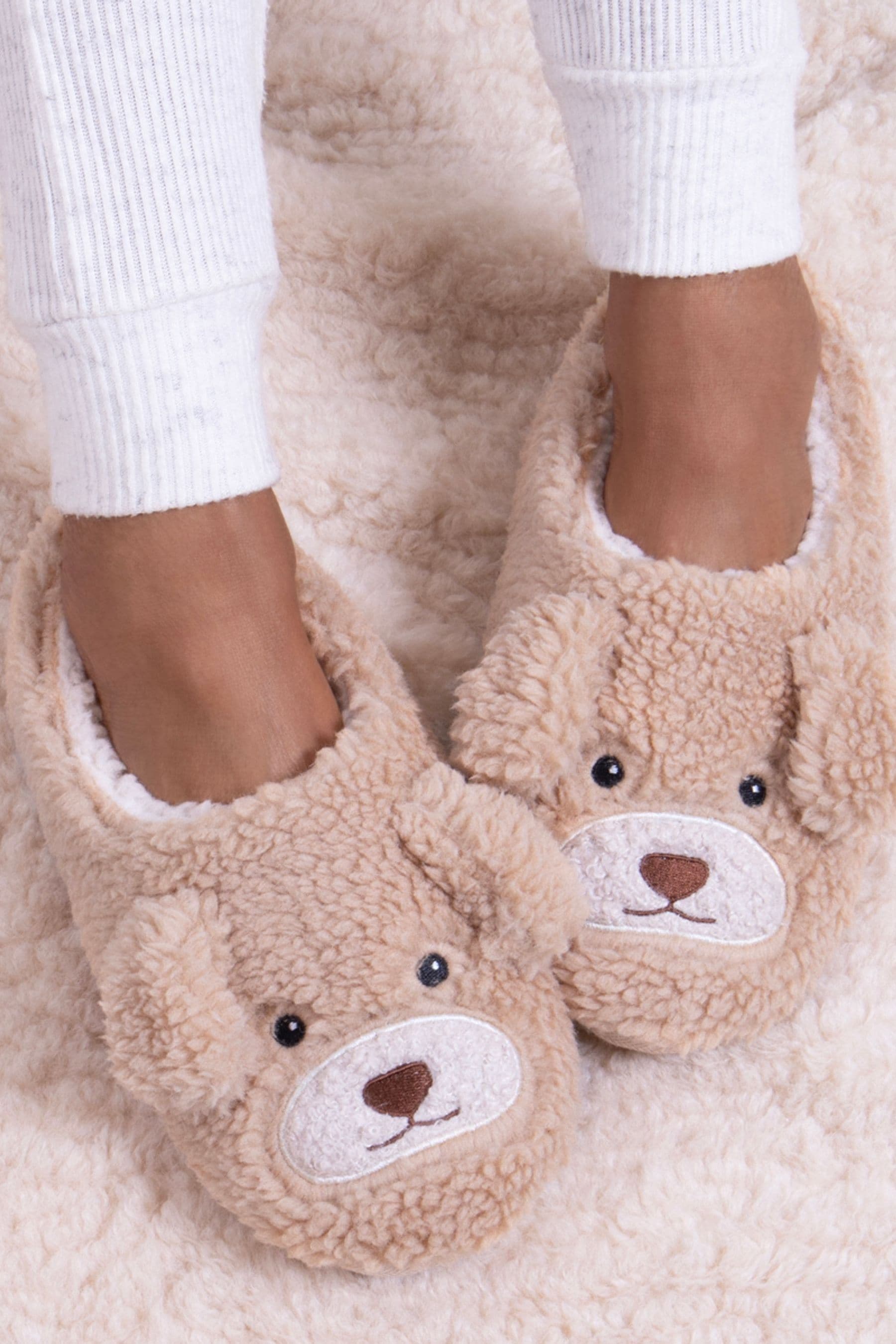 Buy Totes Ladies Novelty Dog Slippers Next Ukraine