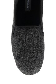 Dunlop Black Mens Twin Gusset Slippers - Image 4 of 4