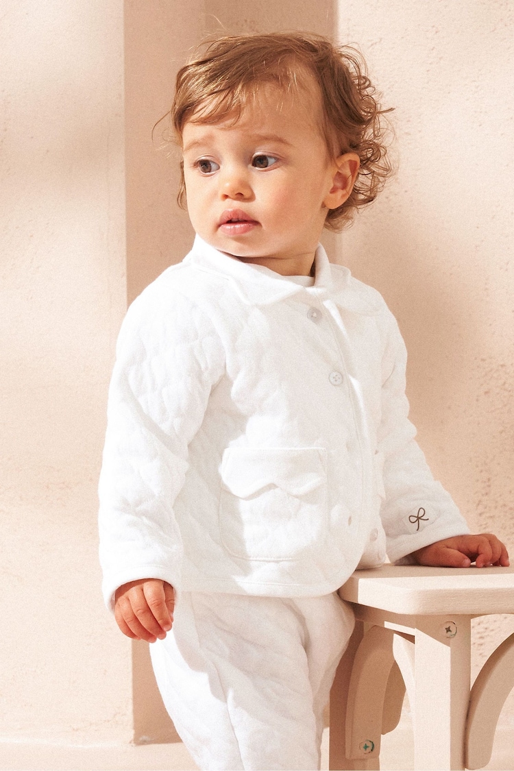 Angel & Rocket White Daphne 3 Piece Dungarees Set - Image 3 of 3