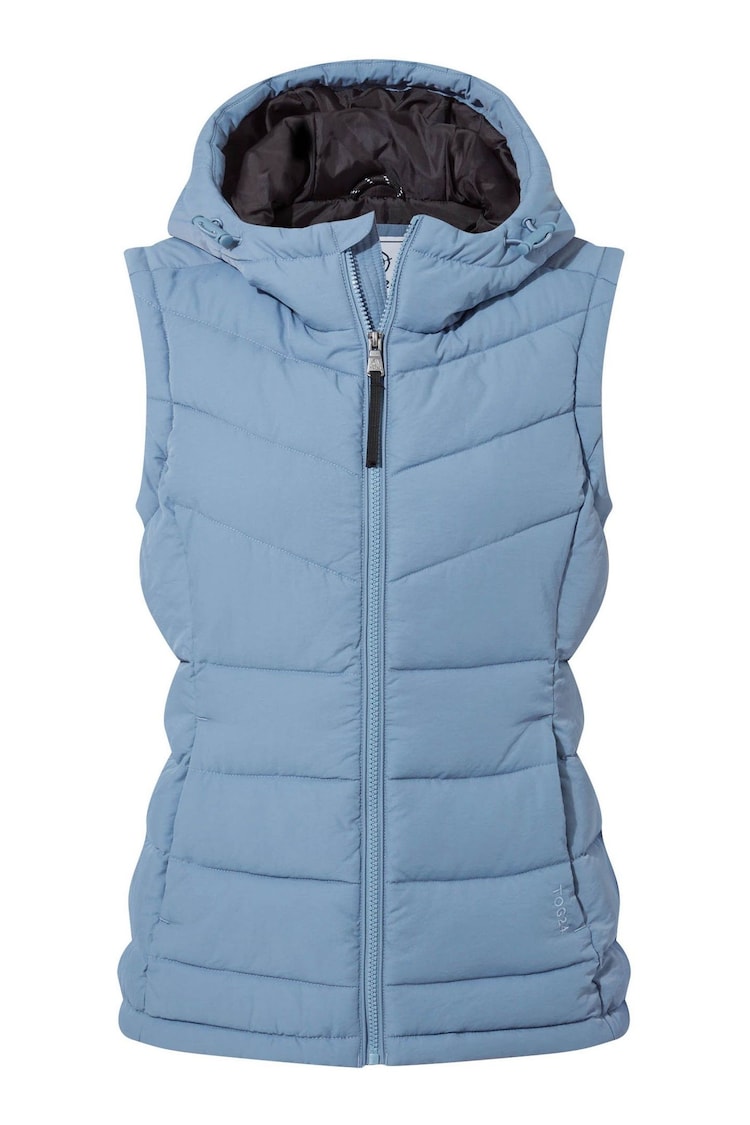 Tog 24 Blue Womens Calvo Padded Gilet - Image 7 of 7