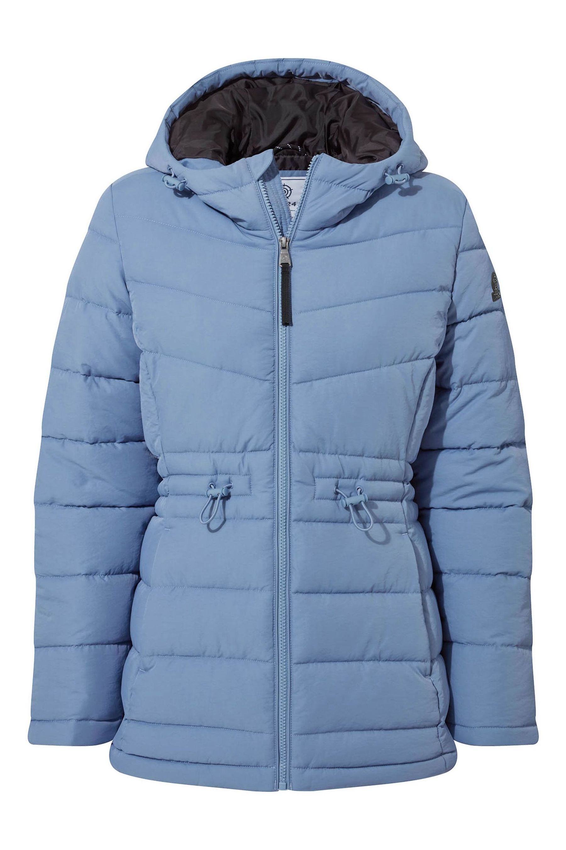 Tog 24 Blue Womens Anthorn Padded Hooded Parka
