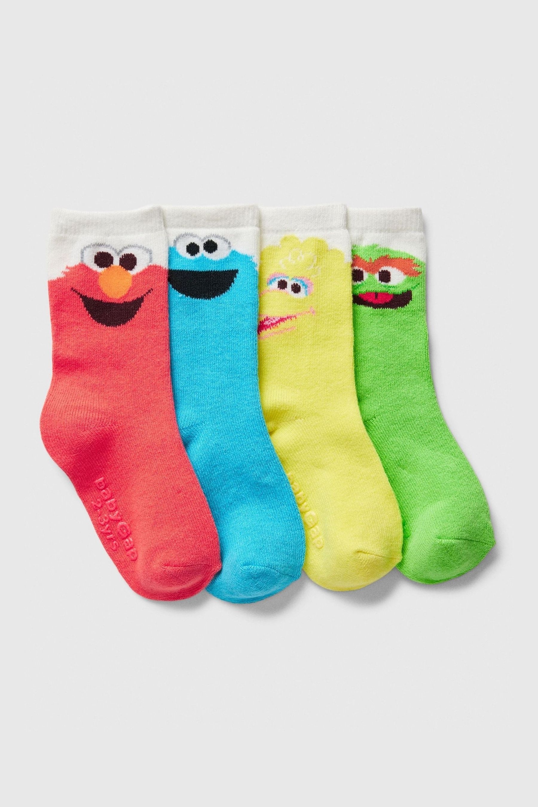 Buy Gap Sesame Street Chaussettes 4 Lot ras de cou from Next Luxembourg