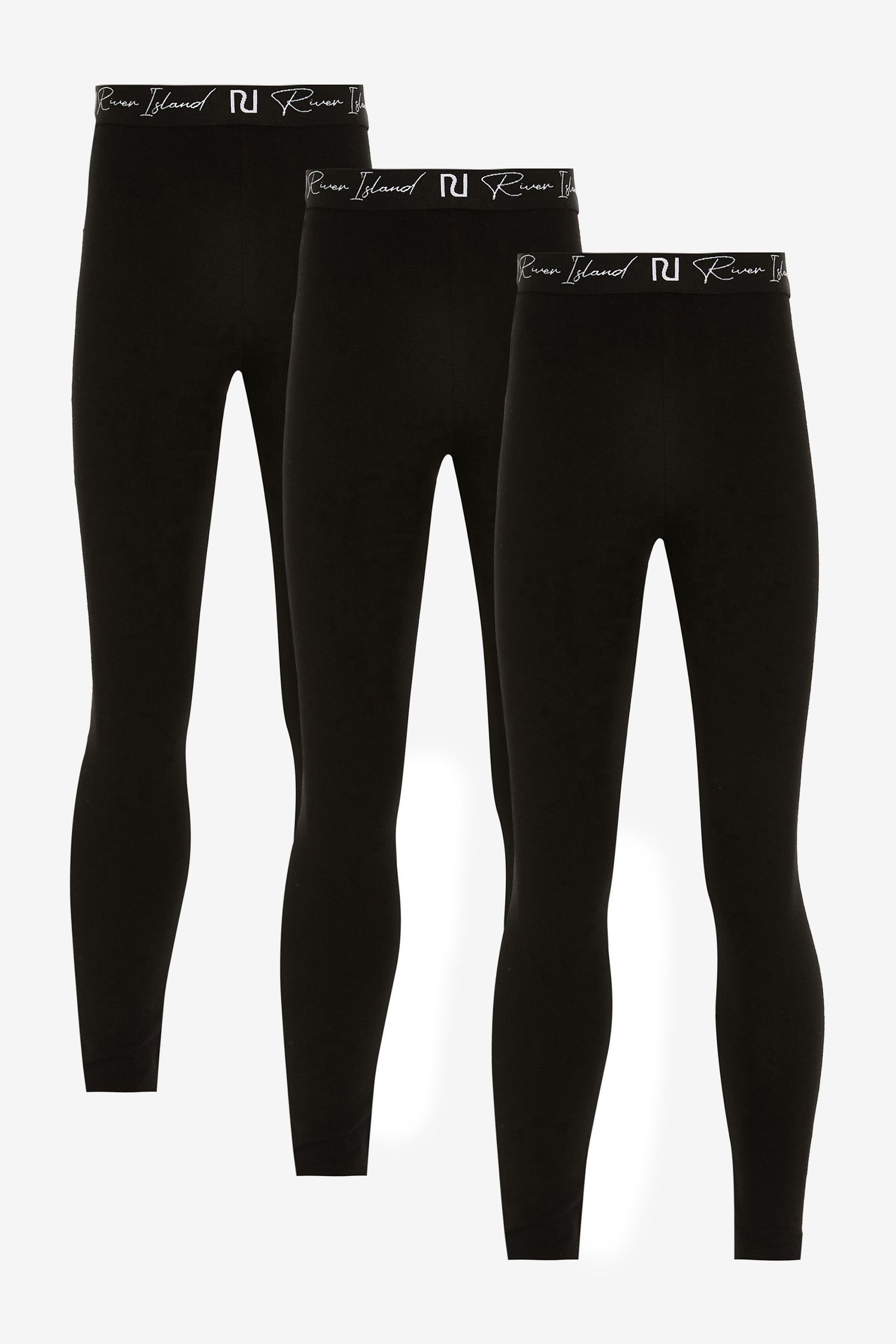 River island girls black leggings sale