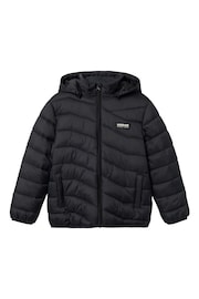 Name It Black Boys Padded Hooded Jacket - Image 5 of 6