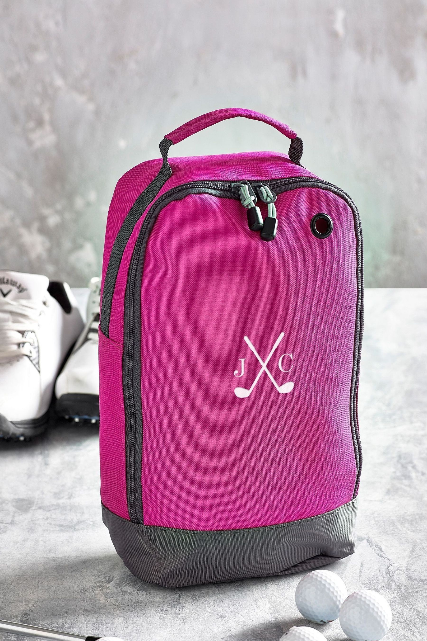 Buy Loveabode Personalised Golf Black Shoes Bag from the Next UK online shop