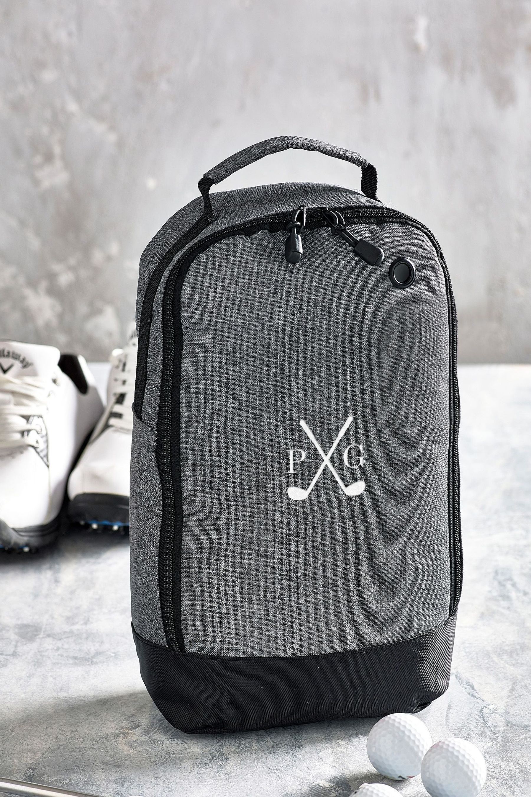 Buy Loveabode Personalised Golf Black Shoes Bag from the Next UK online shop
