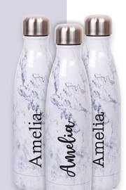 Personalised Marble Effect Water Bottle - Image 1 of 5