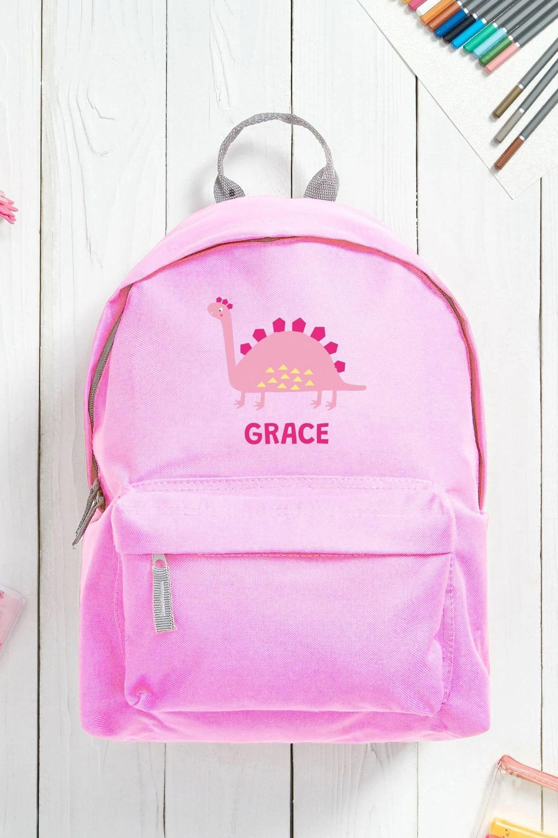 Buy Loveabode Pink Personalised Backpack from the Next UK online shop