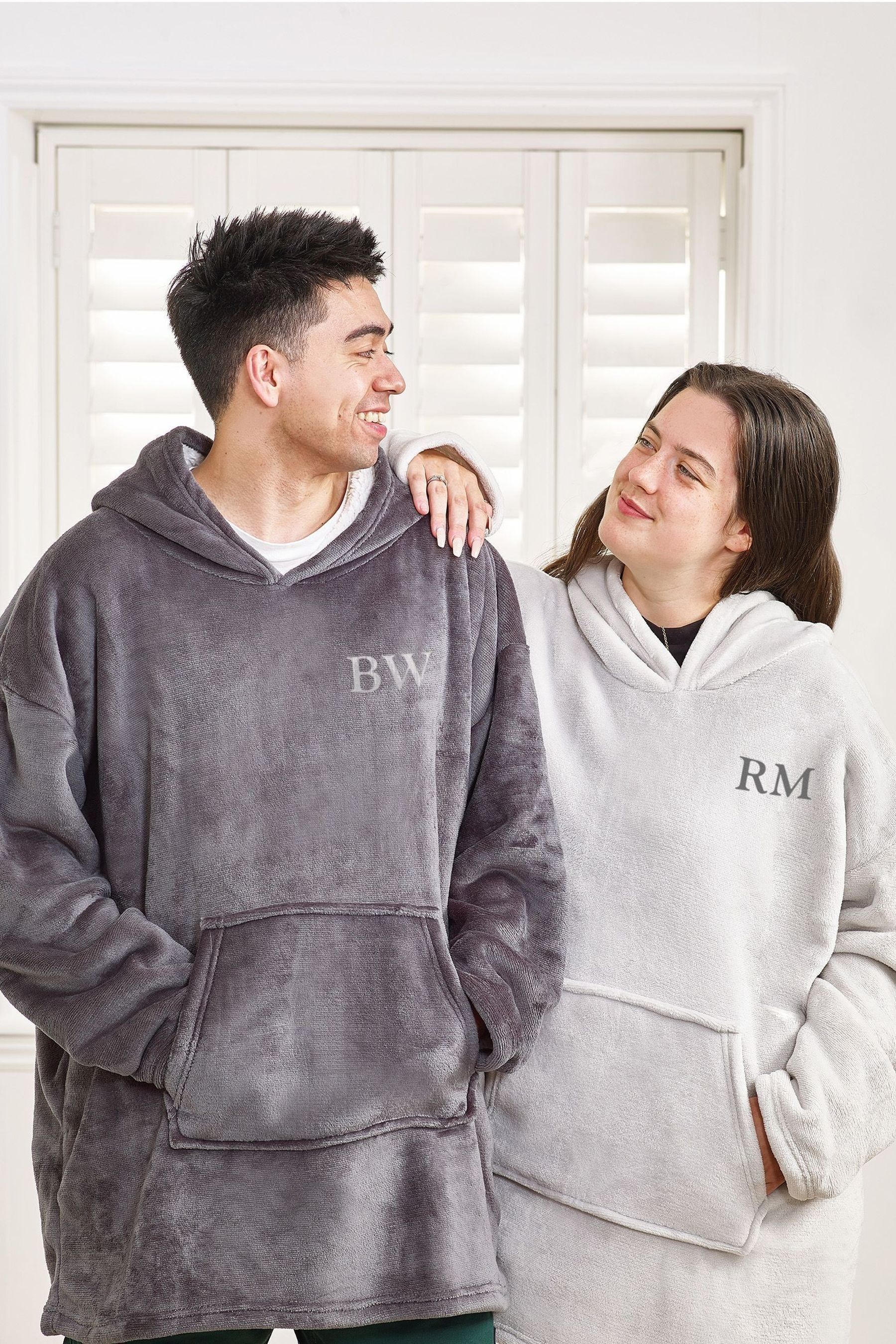 Buy Loveabode Personalised Hooded Cosy Blanket Hoodie from the Next UK online shop