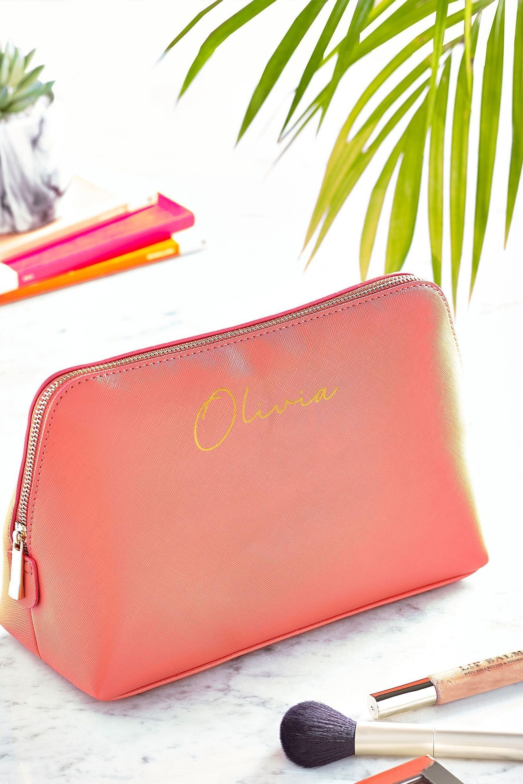 Buy Loveabode Large Natural Personalised Name Make Up Bag from the Next UK online shop
