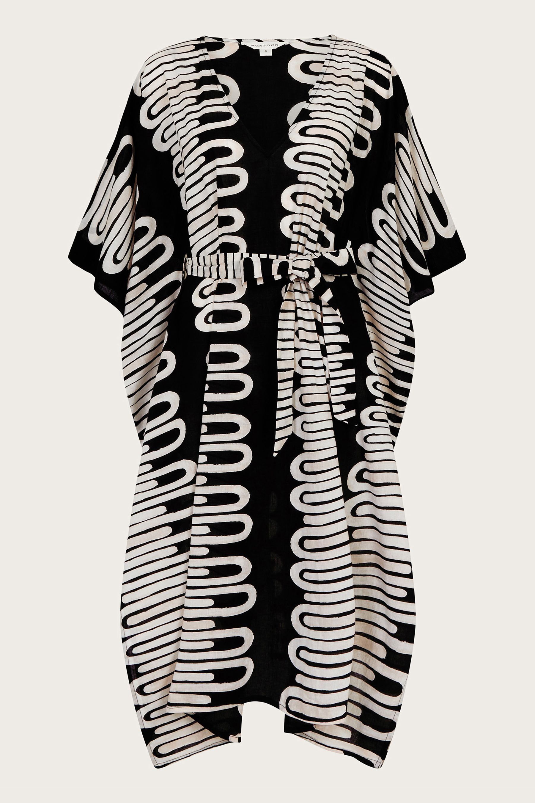 Monsoon black and white dress shop