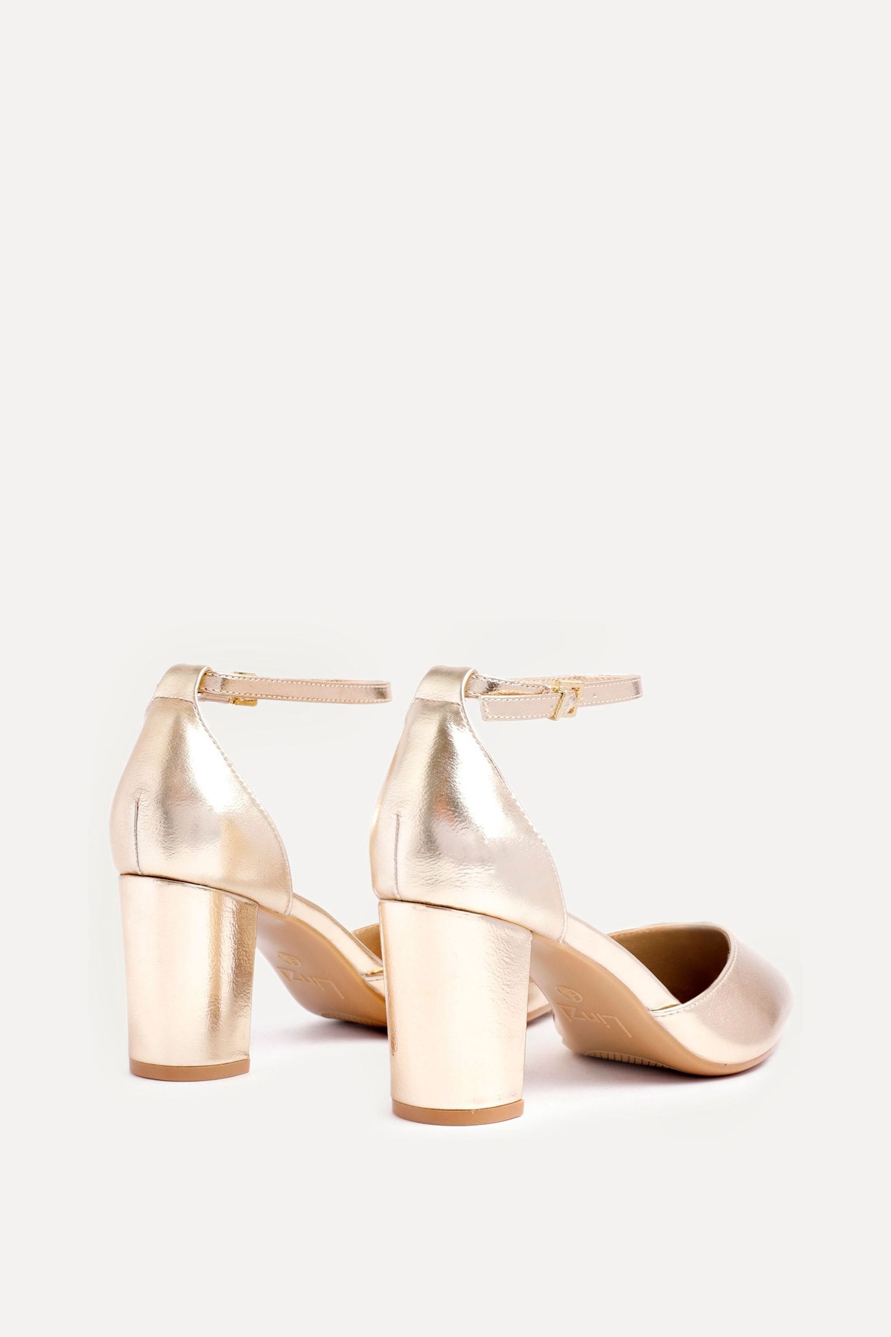 Buy Linzi Gold Leona Closed Back Court Block Heels from the Next UK online shop