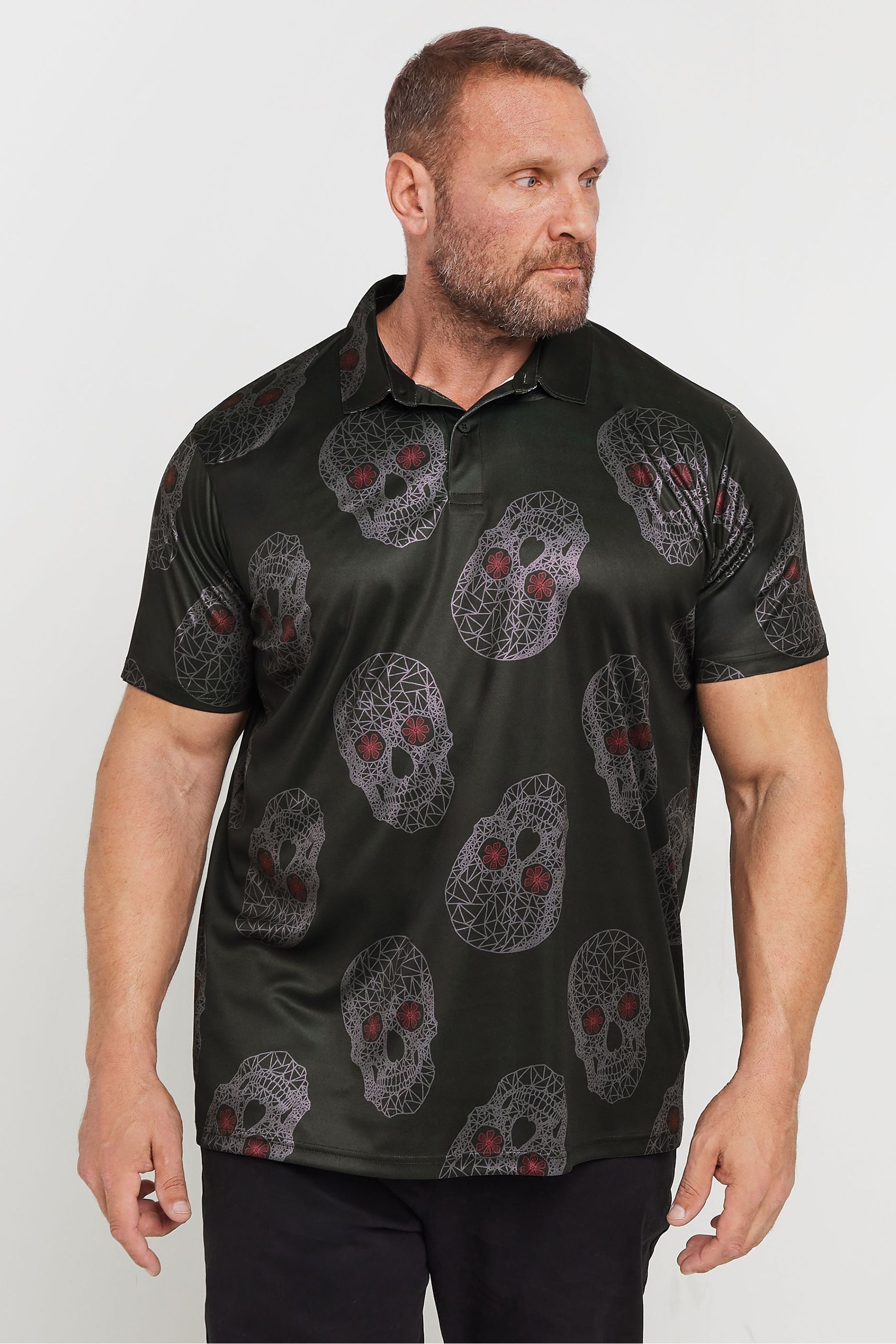 Buy BadRhino Big Tall Black Golf Polo Shirt from Next Luxembourg