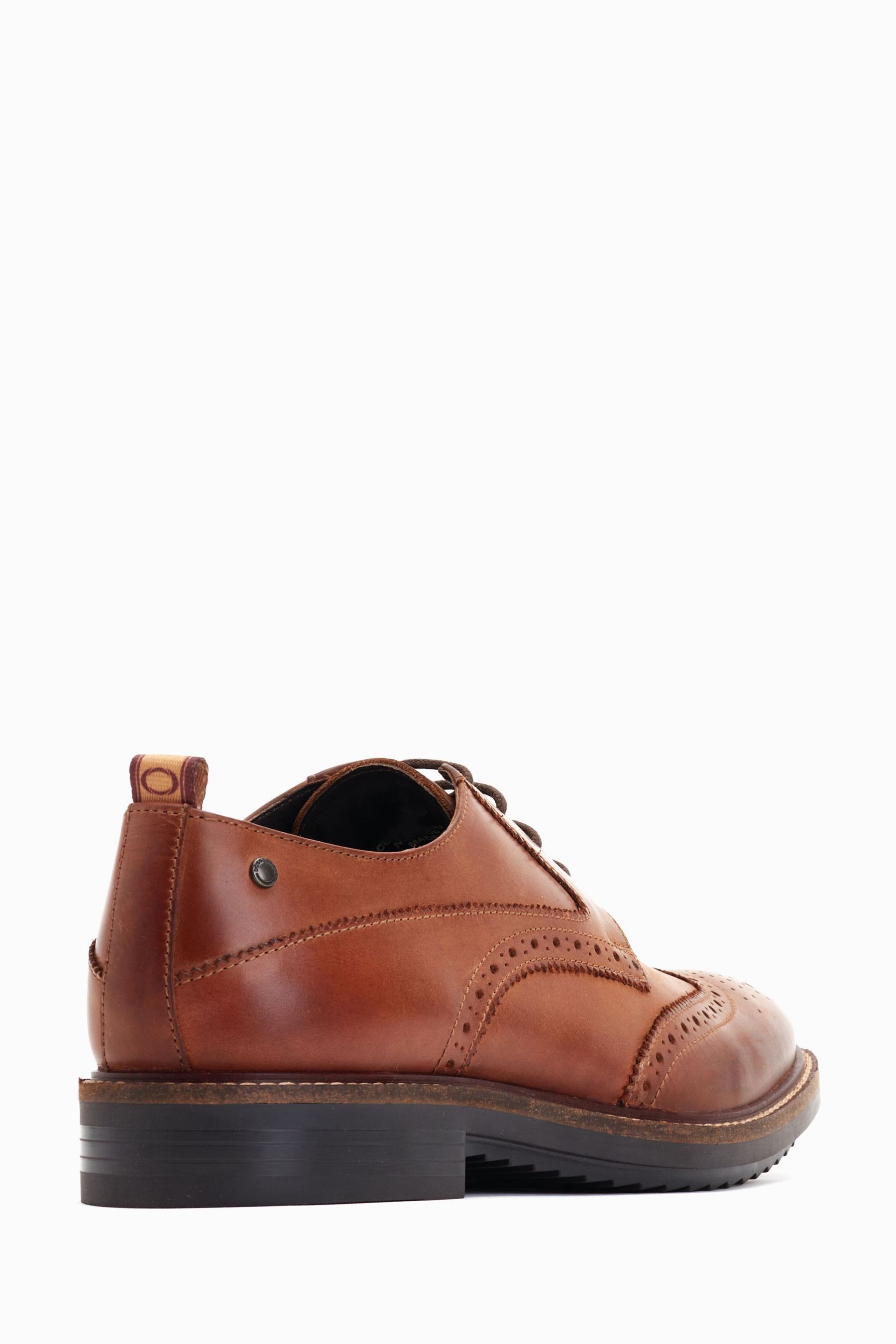 Buy Base London Tan Nashville Lace Up Brogue Shoes from Next Canada