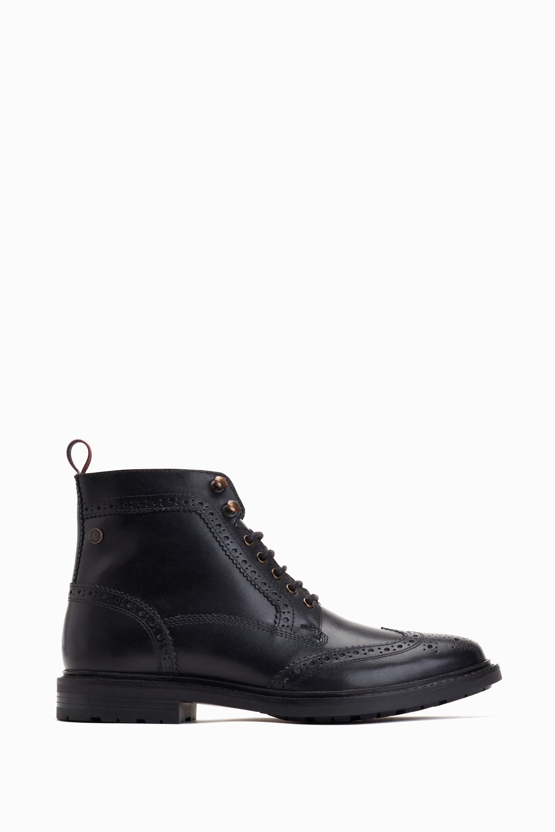 Base london hopkins leather wingtip boot outlet