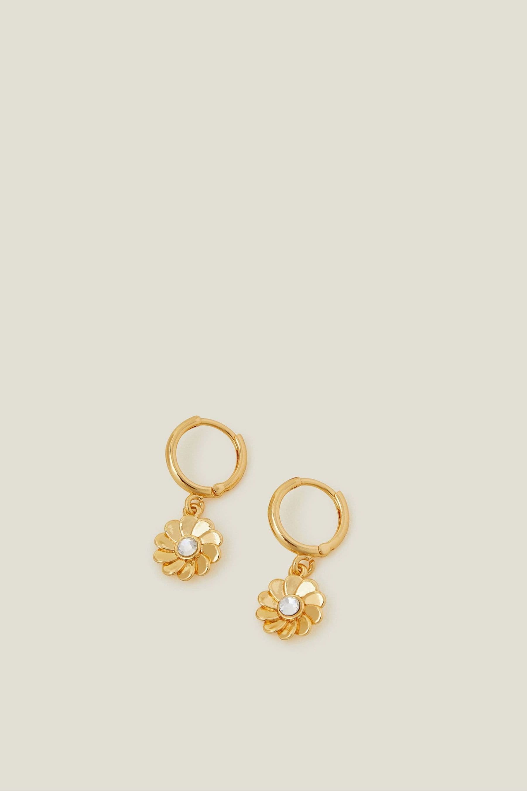 Gold hoop earrings accessorize hot sale