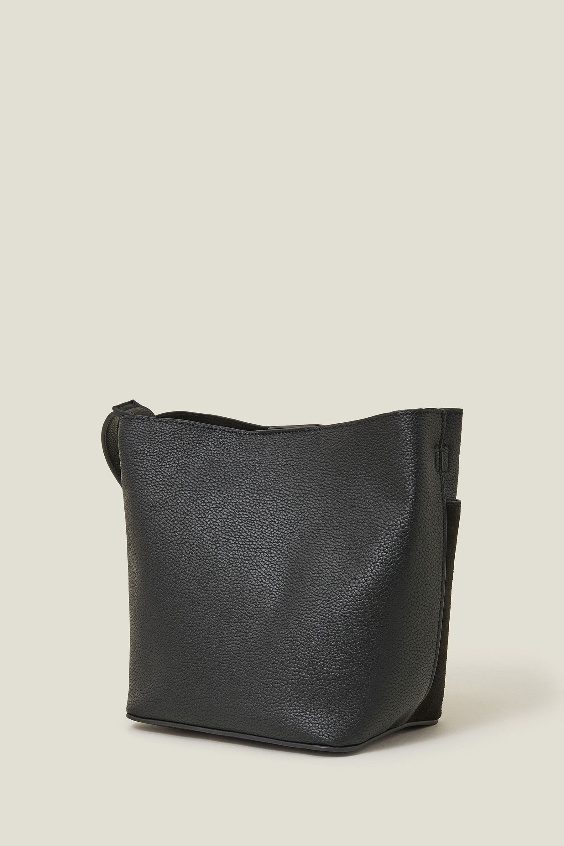Accessorize Black Mini Bucket Bag