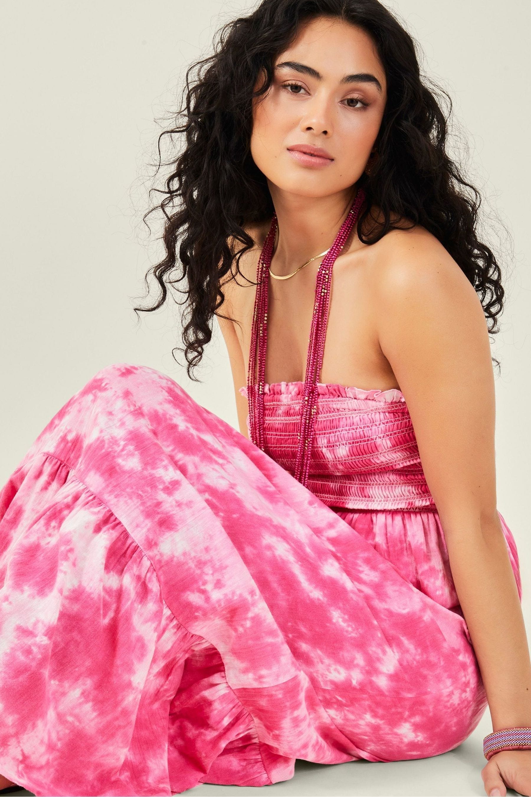 Accessorize bandeau dress top