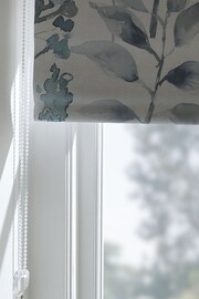 Blue Ready Made Roller Blind Moisture Resistant Isla Floral - Image 4 of 6