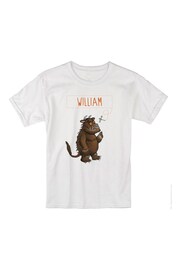 Star Editions Blue Personalised Gruffalo Childrens 100% Cotton T-Shirt - Image 1 of 2