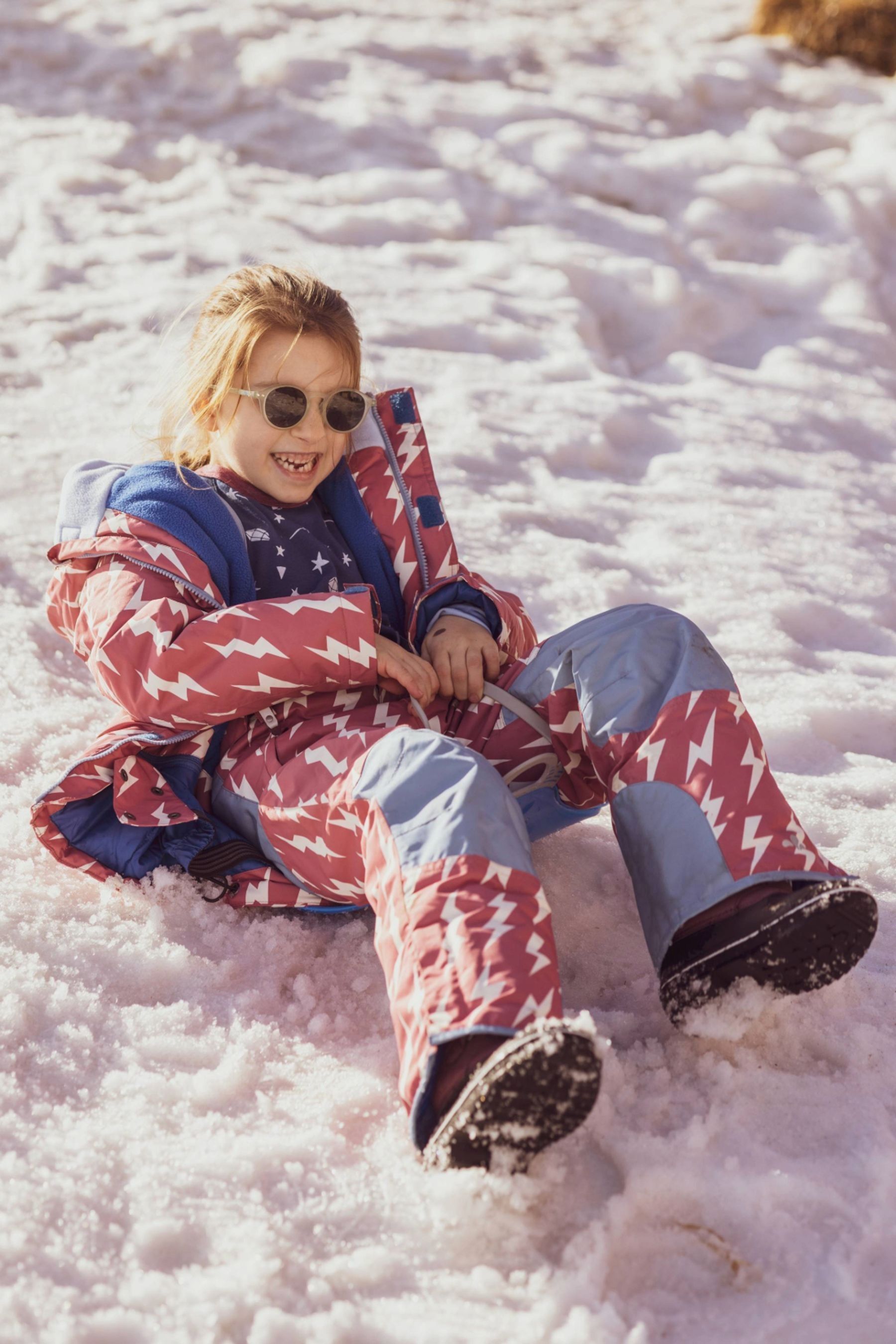 Muddy puddles snow suit shop