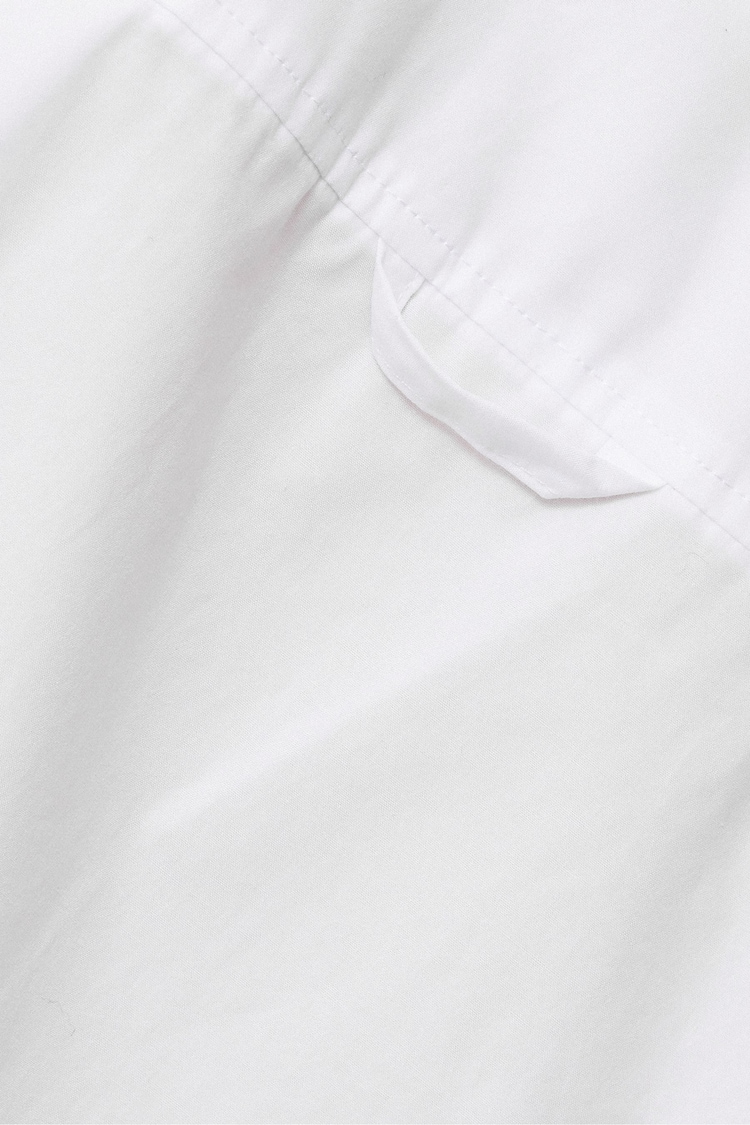 Jigsaw White Heritage Cotton Relaxed Shirt - Image 6 of 6