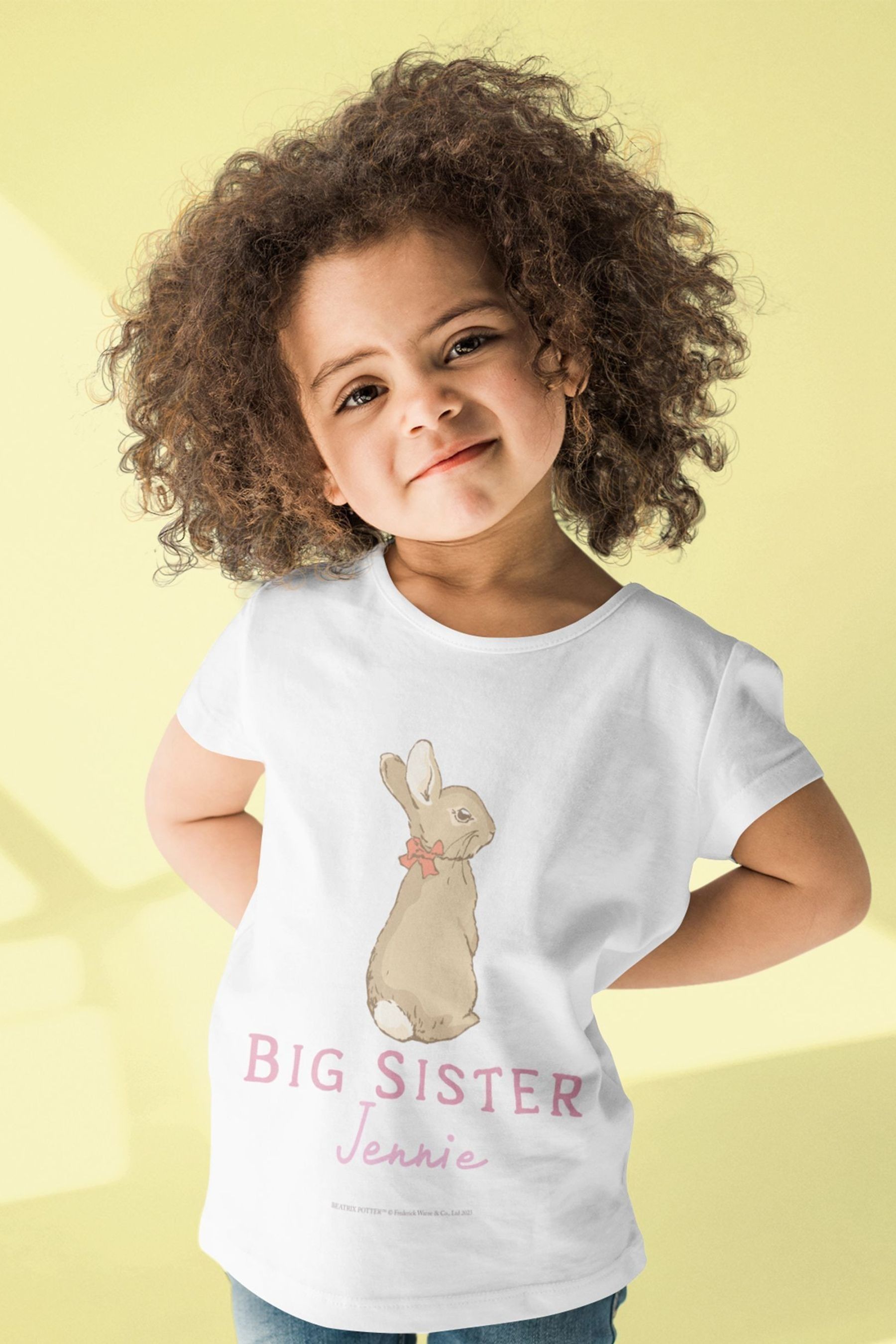 Buy Star Editions Big Sister Kids Personalised White 100 Cotton T Shirt from the Next UK online shop