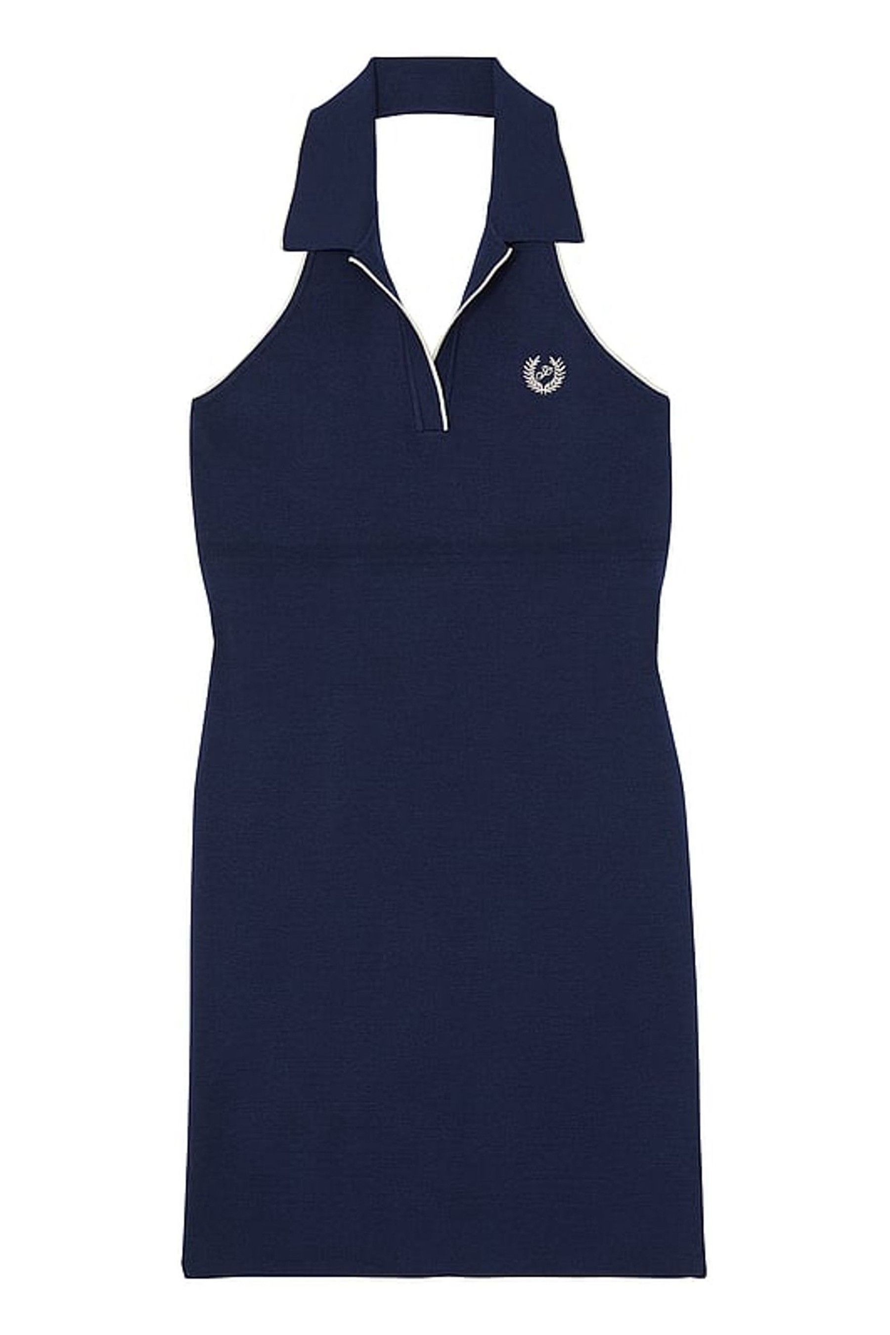 Buy Victoria s Secret PINK Midnight Navy Blue Polo Halter Dress from the Next UK online shop