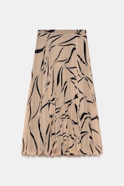 Mint Velvet Cream Print Pleated Maxi Skirt - Image 4 of 4