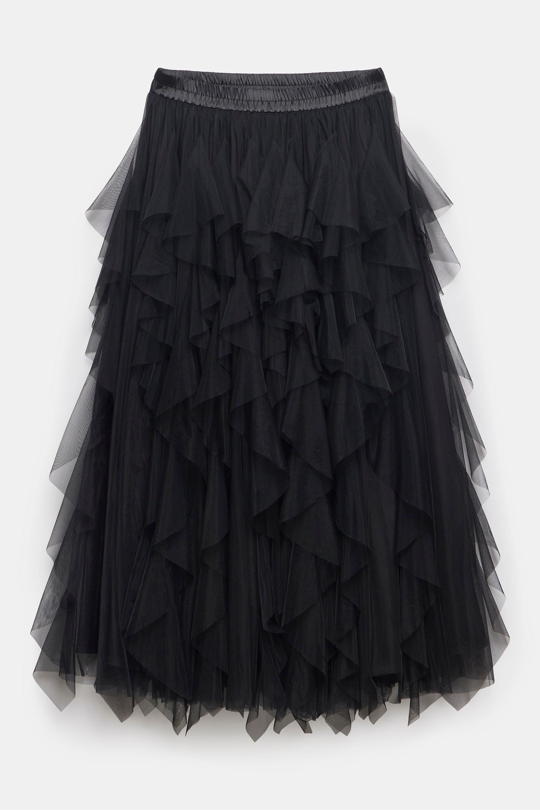Buy Mint Velvet Black Tulle Maxi Skirt from Next Luxembourg