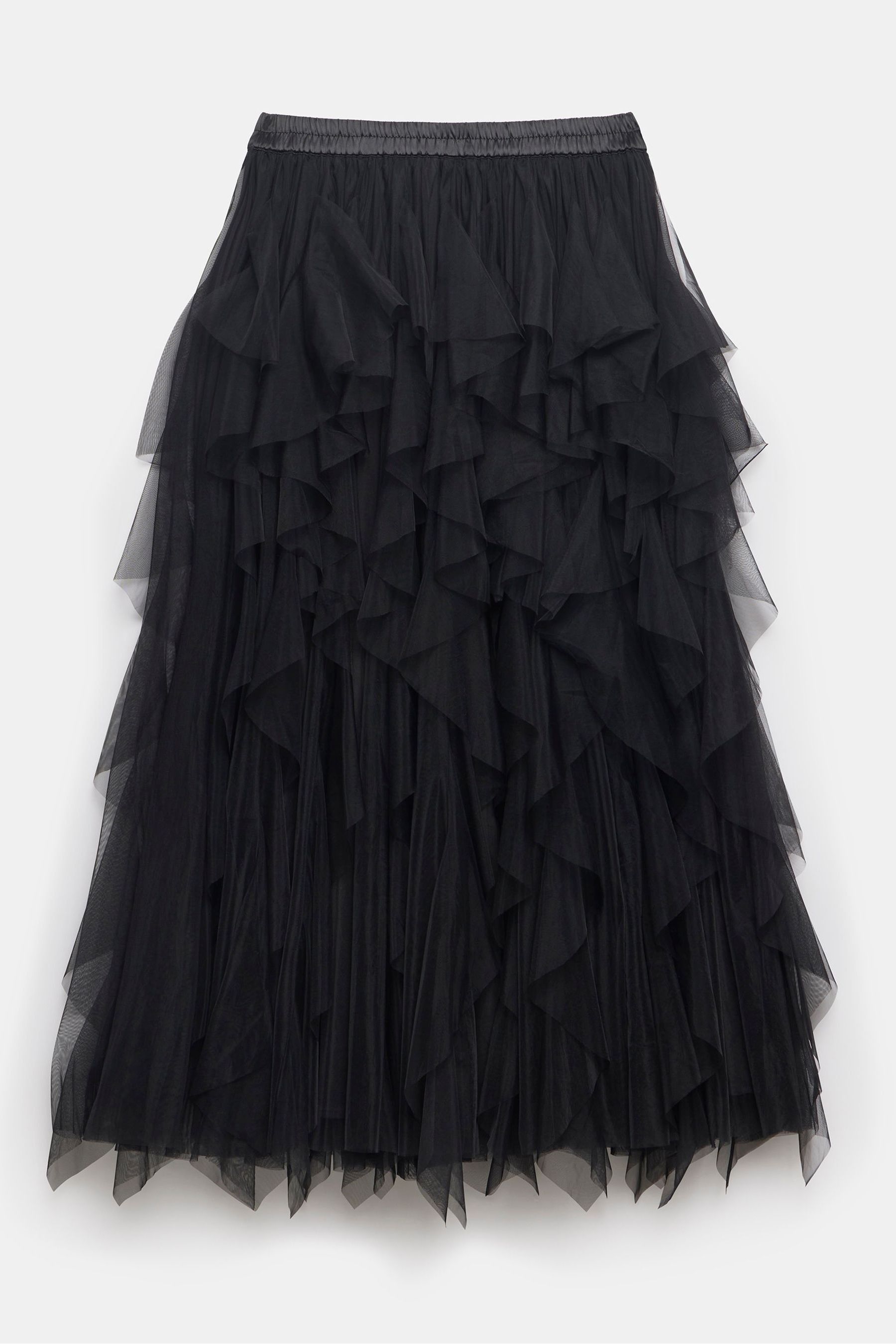 Buy Mint Velvet Black Tulle Maxi Skirt from Next Luxembourg