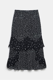 Mint Velvet Black Polka Dot Print Maxi Skirt - Image 3 of 4